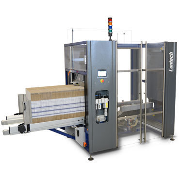 Formatrice di cartoni automatica - CI-2000 - LANTECH - a colla termofusibile / nastro adesivo / a grande cadenza