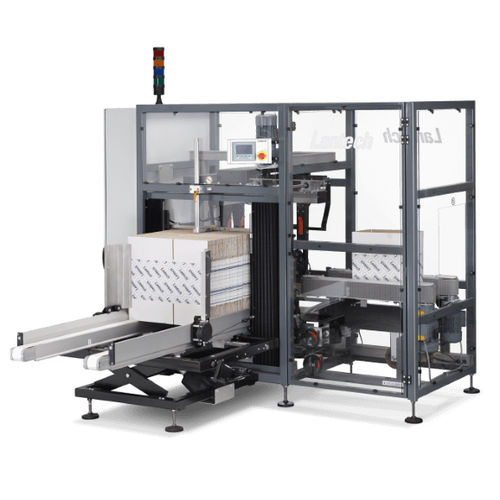 Formatrice di cartoni automatica - C-1000 - LANTECH - nastro adesivo / a colla termofusibile