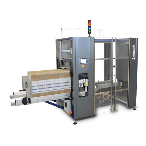 Formatrice di cartoni automatica - CI-1000 - LANTECH - a colla termofusibile / nastro adesivo / a grande cadenza
