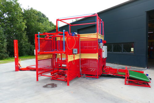 Pallettizzatore con impilatrice - WIBO 8 TPV - Kloppenburg Machinebouw - per sacchi / di pallets / automatico