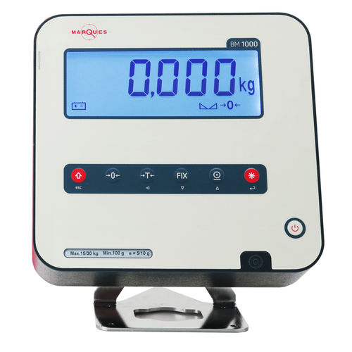 Indicatore di peso display LCD - BM1000P series - Balancas Marques Jose Pimenta Marques Lda. - benchtop / IP54 / RS-232