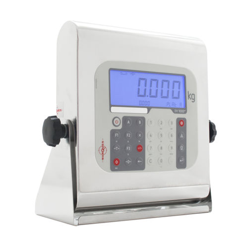 Indicatore di peso digitale - BM1000 Top series - Balancas Marques Jose Pimenta Marques Lda. - benchtop / RS-232 / in acciaio inossidabile