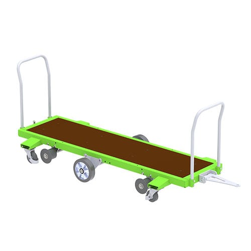 Carrello da trasporto - Green - Berkvens Greenhouse Mobility B.V. - a piattaforma / a sei ruote / carico/scarico da ambo i lati
