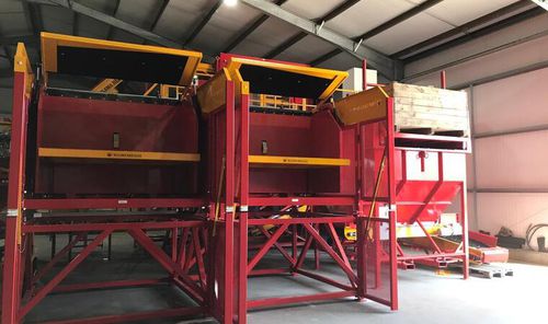 Ribaltatore idraulico - BKK 2015 DUO - Bijlsma Hercules BV - di casse / per l'industria agroalimentare