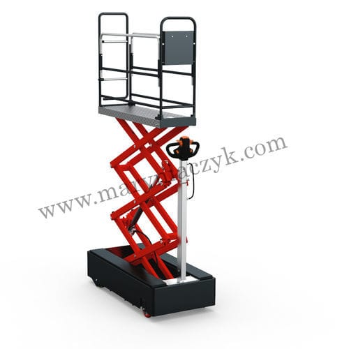Piattaforma elevatrice a forbice mobile - HORTIDRIVE 3.6 - My Hooks Dagmara Maryniaczyk - elettroidraulica