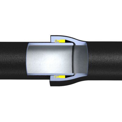 Raccordo idraulico - American Flow Control - pneumatico / a bicchiere / in gomma