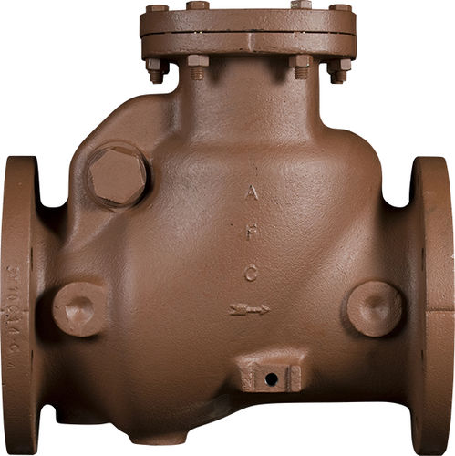 Valvola di ritegno a battente - 52-SC series - American Flow Control - per acqua / di evacuazione / in bronzo