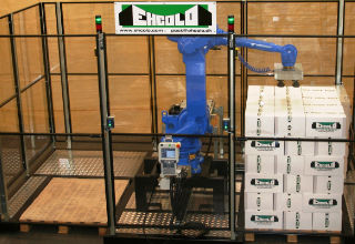 Pallettizzatore robotizzato - Ehcolo A/S - per sacchi / di casse / per cartoni