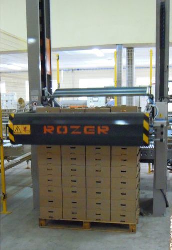 Pallettizzatore a colonna - Elisam s.r.l. - per cartone / per pallet / automatico