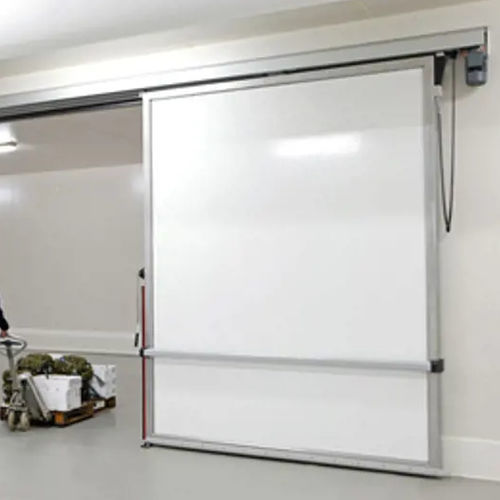 Porta scorrevole - KH-0910R2 - Salco Industrial Doors - in acciaio inossidabile / in gomma / in fibra di vetro