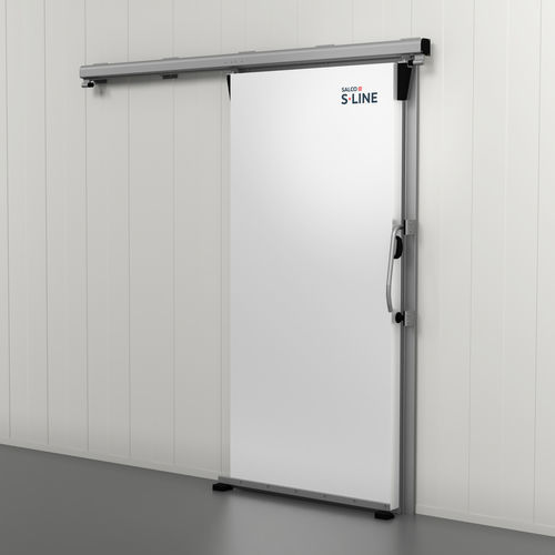Porta scorrevole - KS-1810 - Salco Industrial Doors - in alluminio / in gomma / per interno