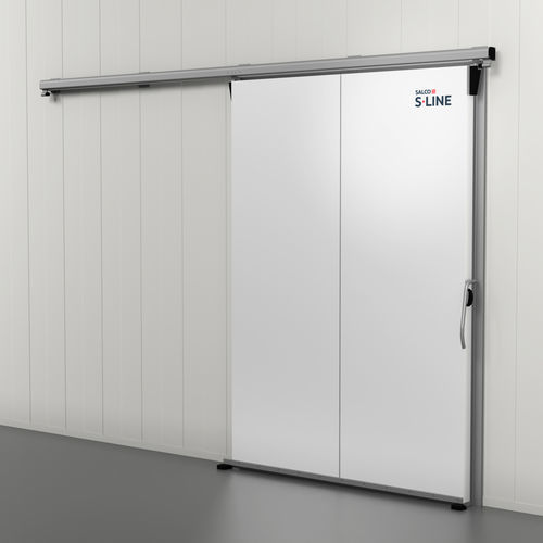 Porta scorrevole - VS-1810 - Salco Industrial Doors - in alluminio / in gomma / per interno