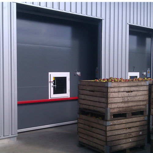 Porta scorrevole - NI-1610 - Salco Industrial Doors - in alluminio / in alluminio anodizzato / in fibra di vetro