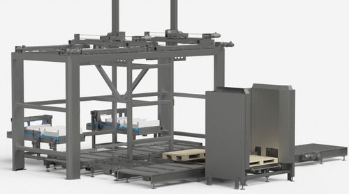 Pallettizzatore per armadietti in plastica - Alutec Food CAMPESATO® - automatico / cartesiano / per l'industria agroalimentare