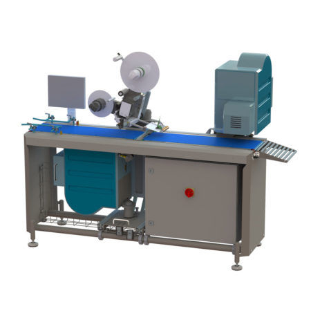 Etichettatrice automatica - GLM-B-S series - TopControl GmbH - per applicazione sulla parte superiore del prodotto / per applicazione sulla parte inferiore / per l'industria agroalimentare