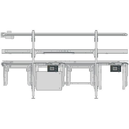Linea di imballaggio per prodotti alimentari - IPS - TopControl GmbH - per cartoni / per cassette / di trasporto