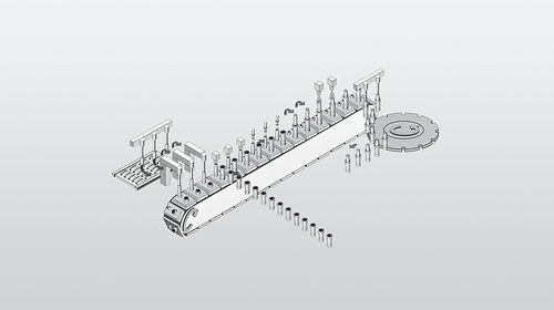 Linea di riempimento automatica - FLT - HOEFLIGER - per cartucce / per liquidi / per polveri