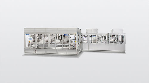 Riempitrice interamente automatica - FLP - HOEFLIGER - per fusti / per pulverulenti / per l'industria farmaceutica