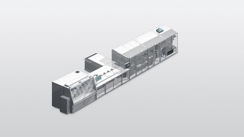 Riempitrice-opercolatrice automatico - HSP - HOEFLIGER - per fusti / per polvere / per prodotti farmaceutici