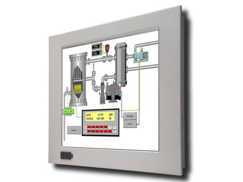 Monitor con touch screen resistivo a 5 fili - PML012 - PANEL Srl - TFT / LCD / industriale