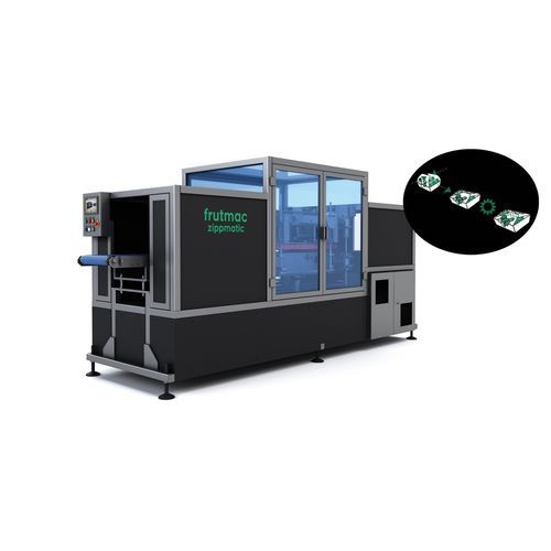 Macchina per imballaggio semiautomatica - Zippmatic - FRUTMAC SRL - a moto continuo / per cartone / per l'industria agroalimentare