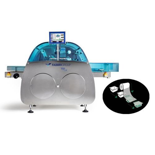 Termosigillatrice di vaschette lineare - TopLid - FRUTMAC SRL - automatica / per l'industria agroalimentare / per vaschette