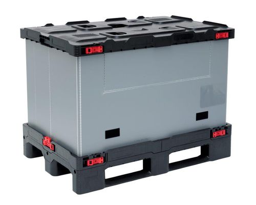 Contenitore IBC in plastica - SF 800 SP - Gamma Wopla - impilabile / pieghevole