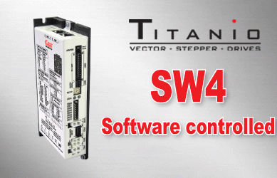 Comando di motore passo-passo - SW4 drives with vectorial control and closed loop - Ever Elettronica