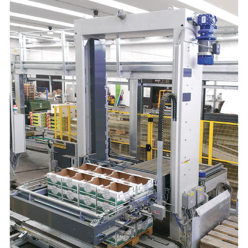 Pallettizzatore a portale - ICOEL S.r.l. - per casse / automatico / per l'industria agroalimentare