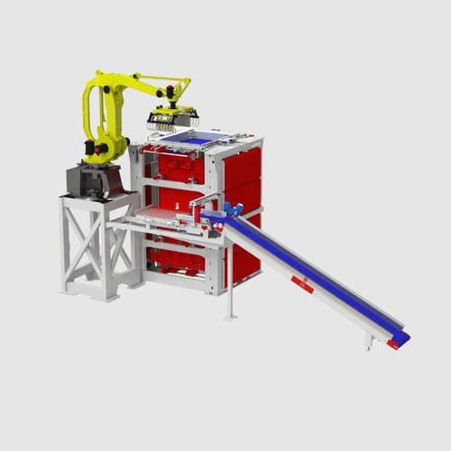 Pallettizzatore robotizzato - RoboPal P - Intec - a strati / per cartoni / per l'industria agroalimentare