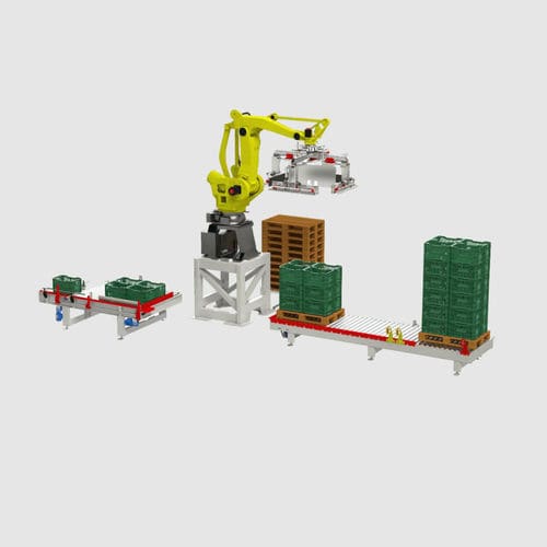 Pallettizzatore robotizzato - RoboPal C - Intec - a strati / di pallets / per cartoni