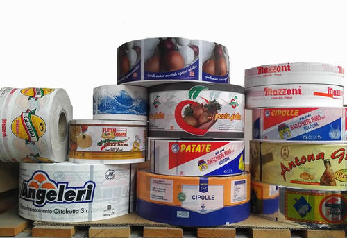 Etichetta tramite cucitura - KUKU International Packaging srl - in polietilene / per prodotti alimentari / sacchi di plastica