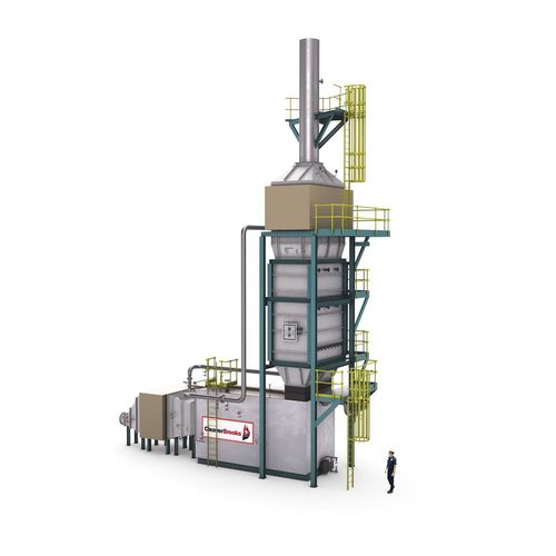 Caldaia a fluido termico - Max-Flow®  - Cleaver-Brooks - ad acqua calda / a gas / orizzontale