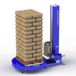 Avvolgitrice fasciapallet a tavola rotante - VTW - Verbruggen Palletizing Solutions - verticale / automatica / con freno elettromagnetico