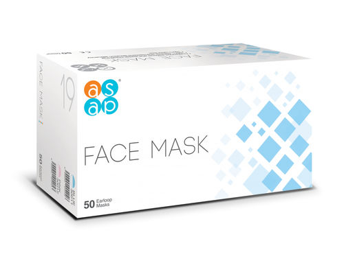 Maschera di protezione monouso - ASAP INTERNATIONAL SDN BHD - per chirurgia / filtrante