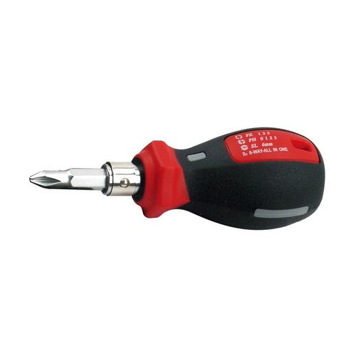Cacciavite Pozidriv - T32106 - AmPro Tools Corporation - a manico corto / in acciaio