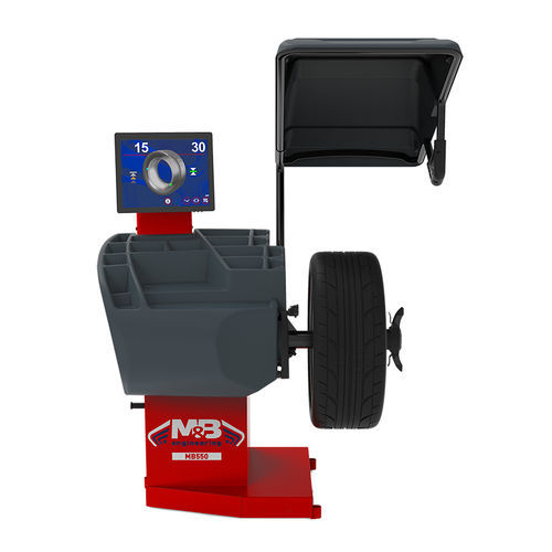 Equilibratrice per automobile - MB550 - M & B Engineering S.r.l. - automatica / con touch screen