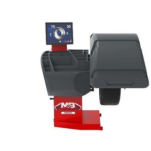 Equilibratrice per automobile - MB600 - M & B Engineering S.r.l. - automatica / con touch screen / assistita dal calcolatore