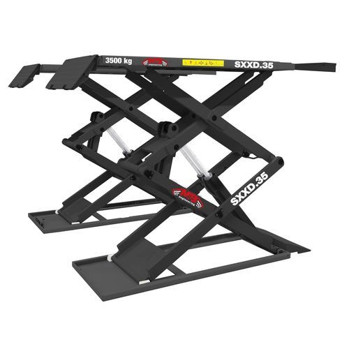 Piattaforma elevatrice a forbice fissa - SXXD.35 - M & B Engineering S.r.l. - stazionaria / elettroidraulica / da officina