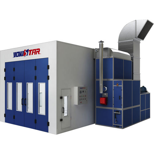 Cabina di verniciatura chiusa - Guangzhou YOKISTAR Co., Ltd. - per veicolo / con filtro secco / su misura