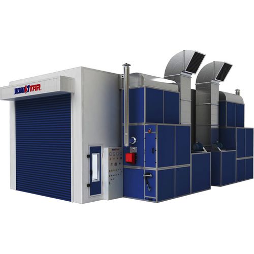 Cabina di verniciatura chiusa - YS-TB15 - Guangzhou YOKISTAR Co., Ltd. - per veicolo pesante / a filtro / su misura