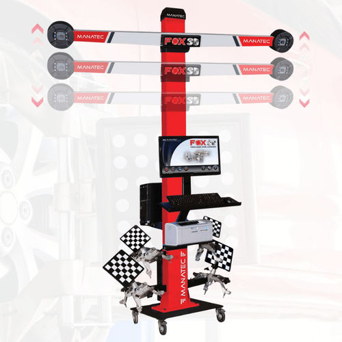 Assetto ruote 3D - FOX Auto BoomX Smart Mobile - Manatec Electronics Pvt. Ltd. - per automobile / con telecamera automatica