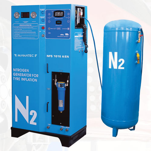 Generatore di azoto PSA - NFS 1016 A EN - Manatec Electronics Pvt. Ltd. - in situ / con unità di riempimento di bottiglie / automatico