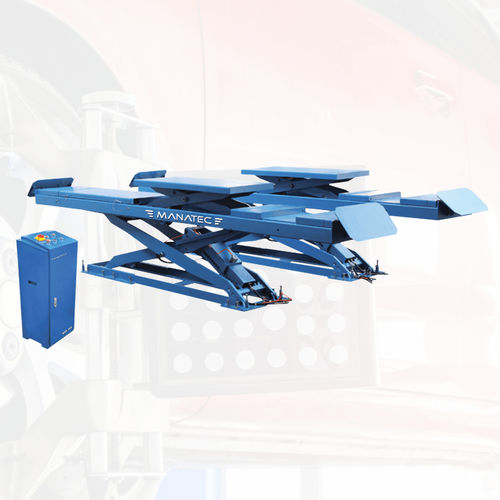 Ponte sollevatore a doppia forbice - WASL D 40 - Manatec Electronics Pvt. Ltd. - 4 tonnellate / 2 tonnellate / elettroidraulico
