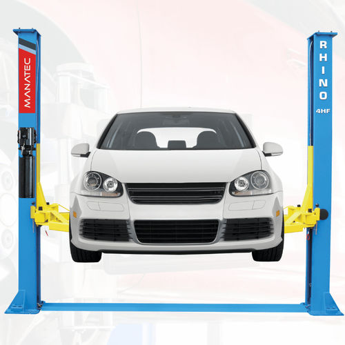 Ponte sollevatore a 2 colonne - RHINO 4 HF - Manatec Electronics Pvt. Ltd. - 4 tonnellate / elettroidraulico / per automobile