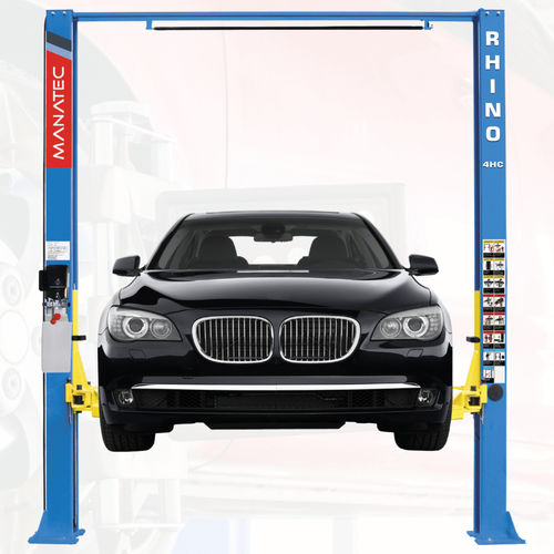 Ponte sollevatore a 2 colonne - RHINO 4 HC - Manatec Electronics Pvt. Ltd. - 4 tonnellate / elettroidraulico / per automobile