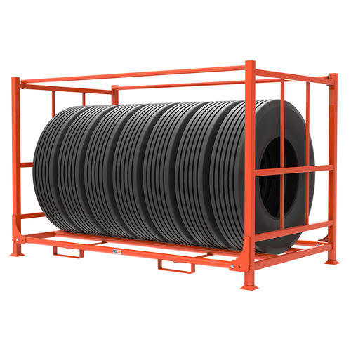 Scaffalatura per pneumatici - MER-504 - Martins Industries - per magazzino di stoccaggio / sovrapponibile / per pallet