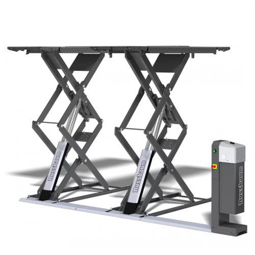 Ponte sollevatore a doppia forbice - JUMBO 3500 NT - Otto Nussbaum GmbH & Co. KG - 3,5 tonnellate / idraulico / per automobile