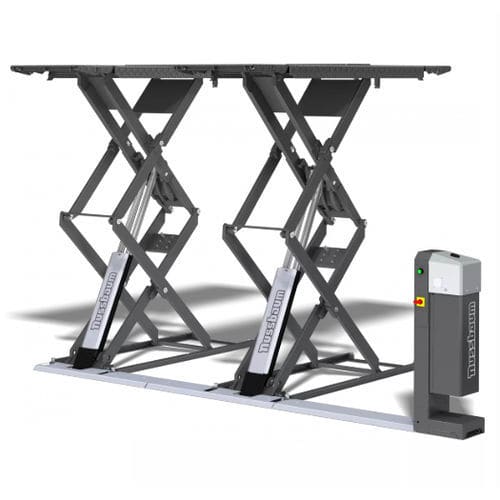 Ponte sollevatore a pantografo - UNI 3500 NT - Otto Nussbaum GmbH & Co. KG - 3,5 tonnellate / idraulico / per automobile