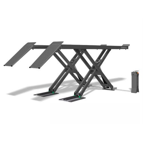 Ponte sollevatore a pantografo - UNI 5000 NT - Otto Nussbaum GmbH & Co. KG - idraulico / per automobile / 400 V
